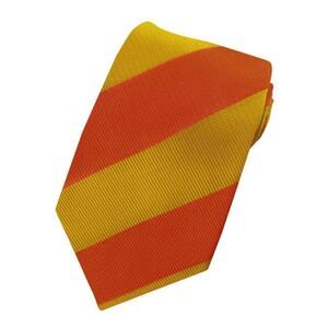 NWT Jacob Alexander Wide Stripes Tie - Gold Orange Size One Size